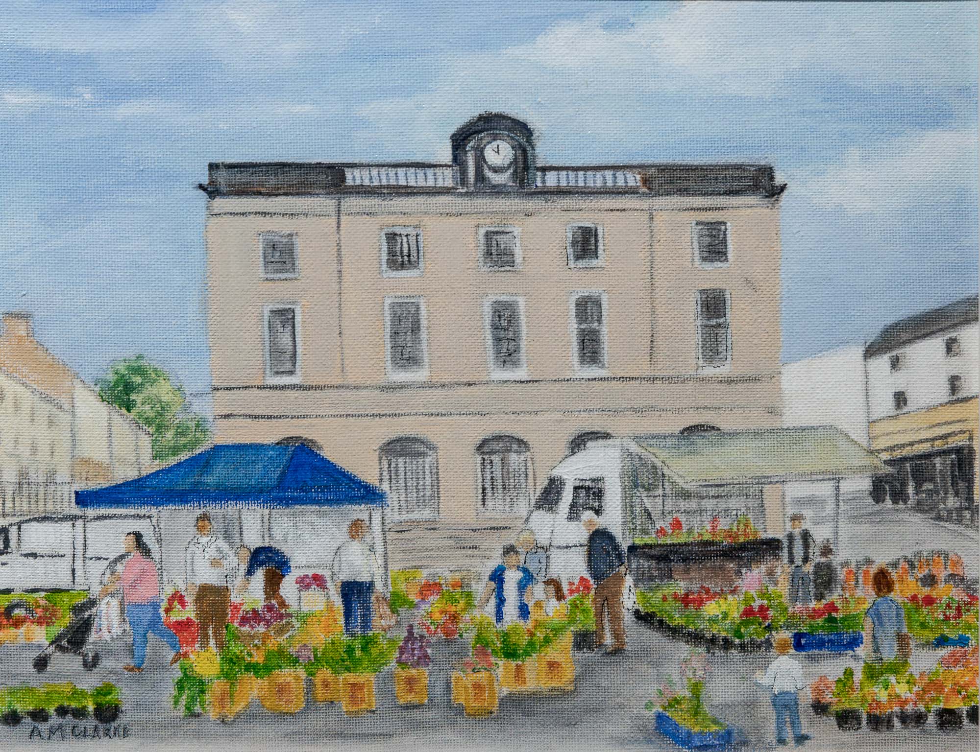 The flower market