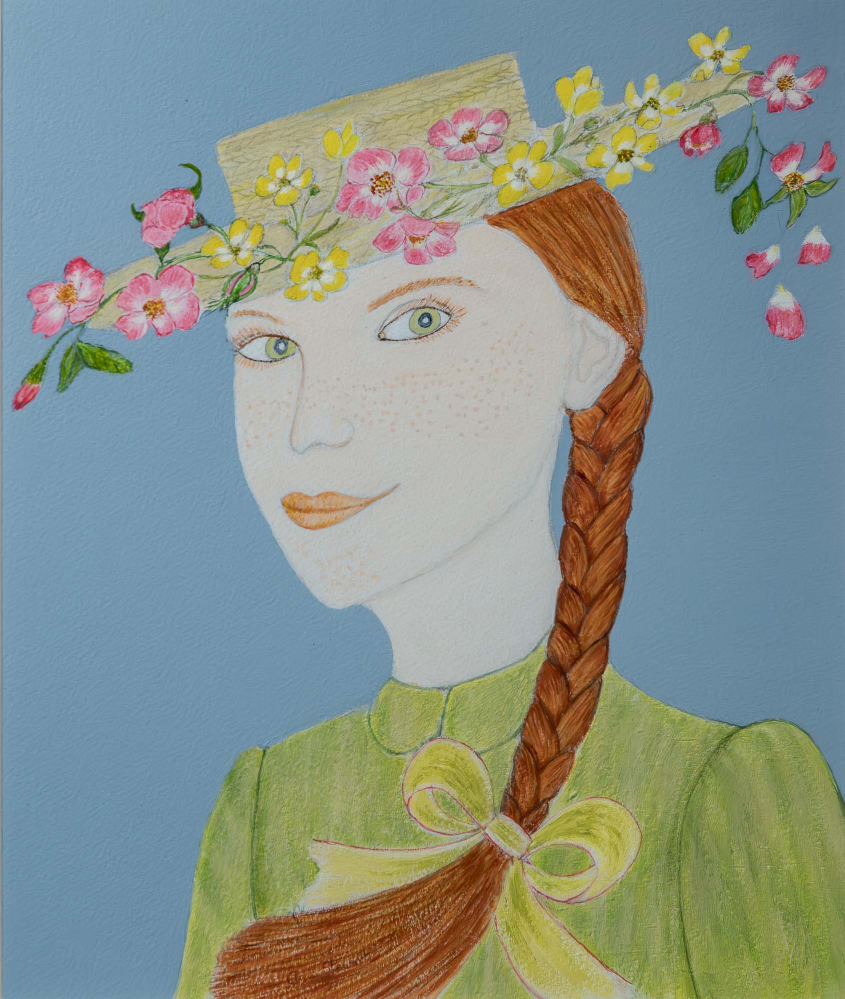 The hat - the plait - the girl