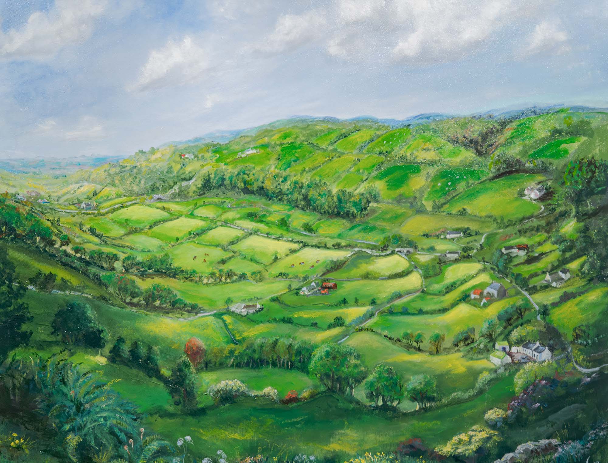 Impression of Seagahan Valley pre 1960 before the dam was built